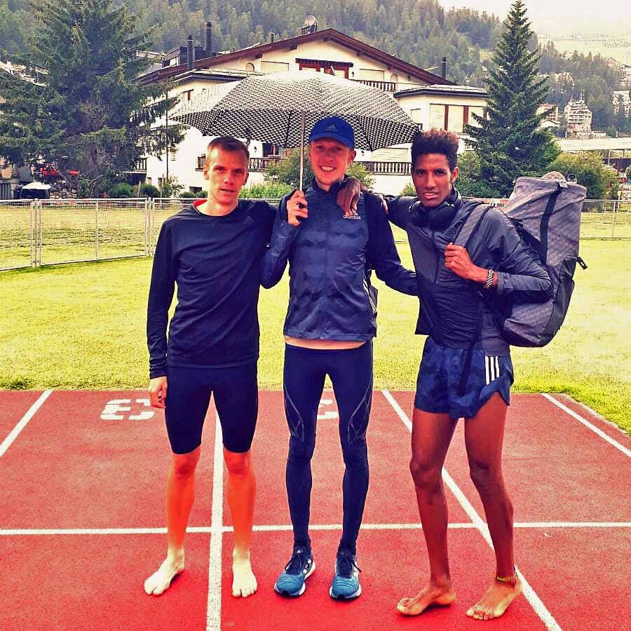 Mit Martin Grau und Richard Ringer st. moritz