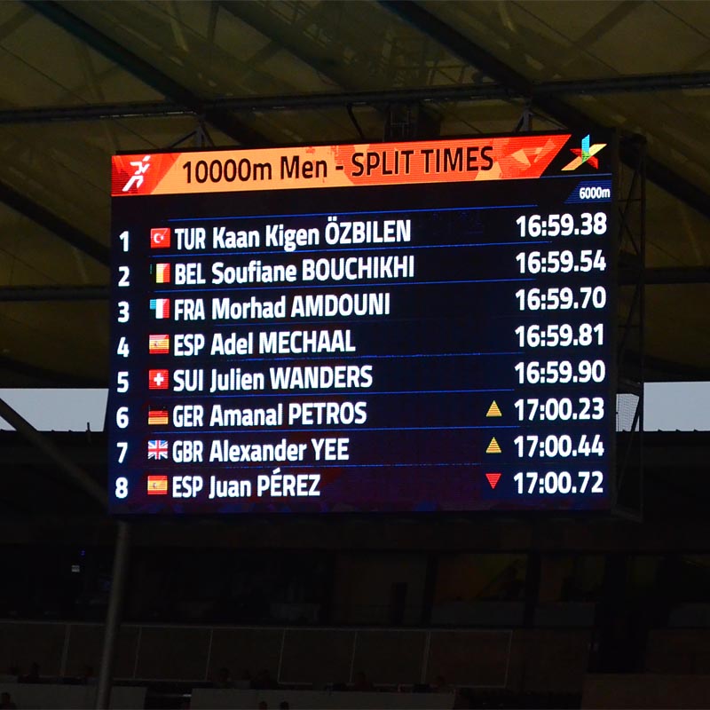 Bester Zwischenstand nach ca. 6000m em berlin