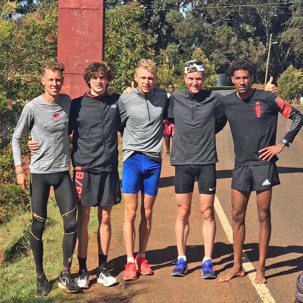 Trainingsgruppe in Iten/Kenia kenia 2020